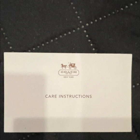 Coach Tan/Brown Animal Print Material Tote with Black Trim - Picture 10 of 10